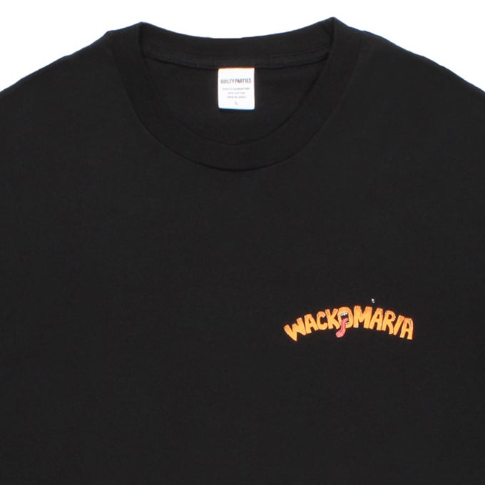 WACKO MARIA TIM LEHI / WASHED HEAVY WEIGHT CREW NECK LONG SLEEVE T