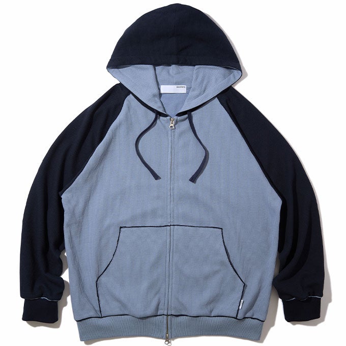 DIASPORA SKATEBOARDS Full Zip Hooded Dry Waffle | LOCKSTOCK/STLIKE
