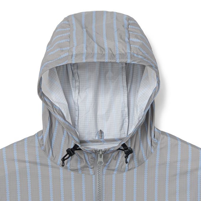 SOL/soonerorlater Stripe Nylon Hooded Jacket | LOCKSTOCK/STLIKE