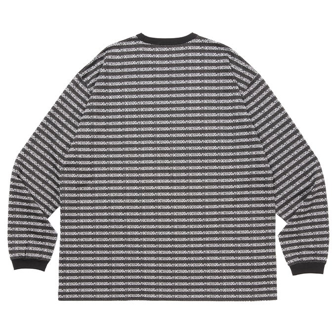 COOTIE PRODUCTIONS SUPIMA JACQUARD BORDER L/S TEE | LOCKSTOCK/STLIKE