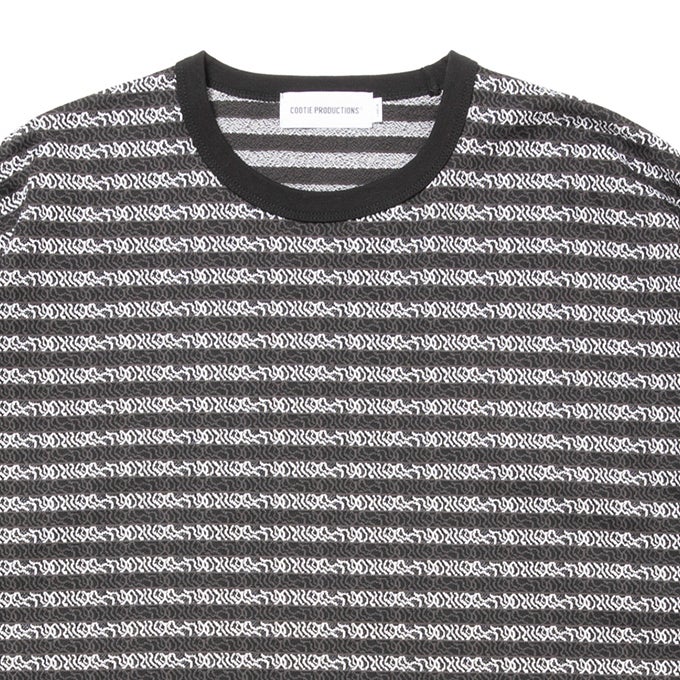 COOTIE PRODUCTIONS SUPIMA JACQUARD BORDER L/S TEE | LOCKSTOCK/STLIKE