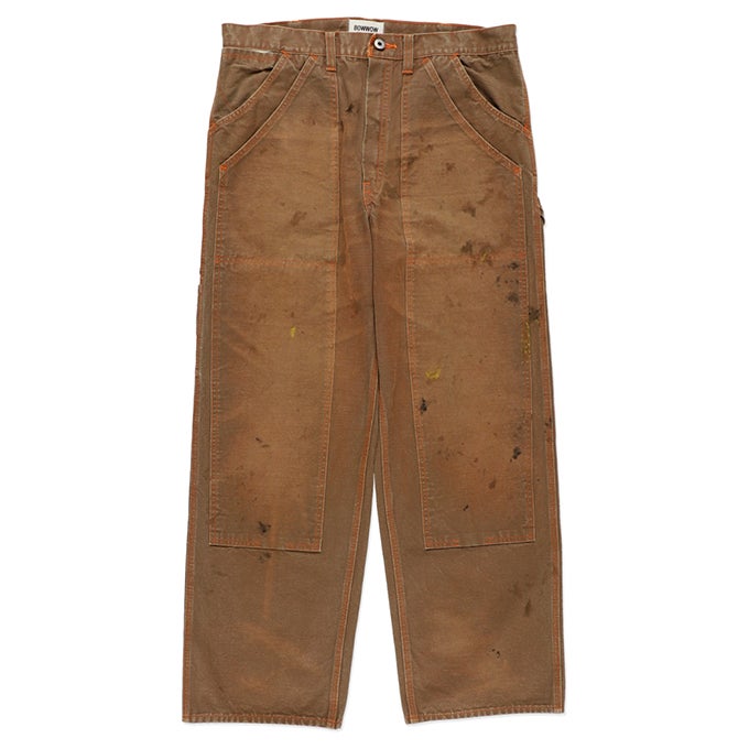 BOWWOW BROWN DUCK DOUBLE KNEE PANTS AGED | LOCKSTOCK/STLIKE