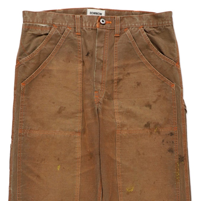 BOWWOW BROWN DUCK DOUBLE KNEE PANTS AGED | LOCKSTOCK/STLIKE
