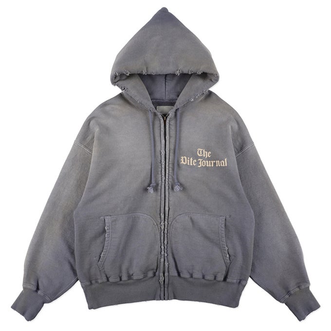 BOWWOW THE DITC JOURNAL ZIP HOODIE AGED | LOCKSTOCK/STLIKE