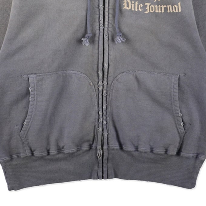BOWWOW THE DITC JOURNAL ZIP HOODIE AGED | LOCKSTOCK/STLIKE
