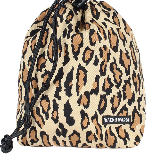 WACKO MARIA LEOPARD DRAWSTRING BAG ( TYPE-2 ) | LOCKSTOCK/STLIKE