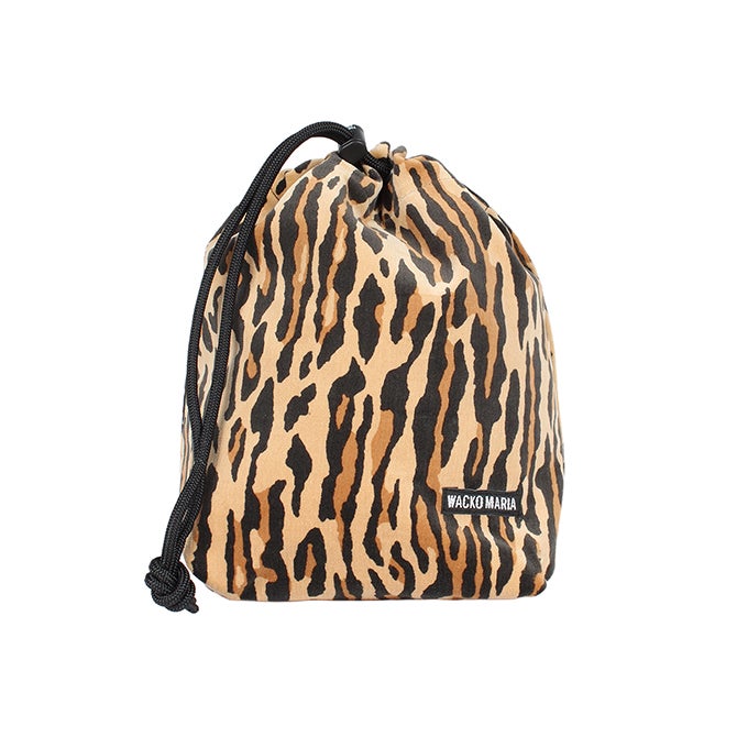 WACKO MARIA LEOPARD DRAWSTRING BAG ( TYPE-1 ) | LOCKSTOCK/STLIKE