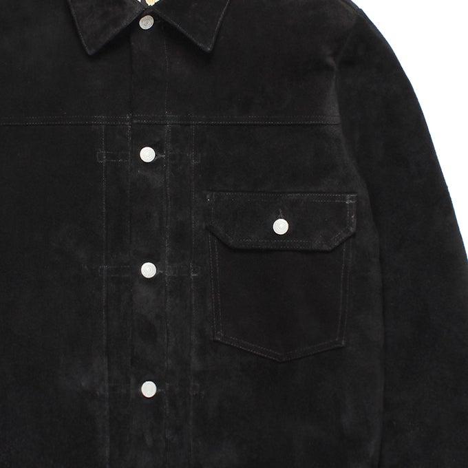 ワコマリア 別注SUEDE LEATHER TRUCKER JACKET L WACKO MARIA FLAGSHIP SHOP | NEW ARRIVAL WACKO MARIA LEATHER