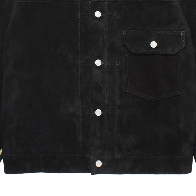 ワコマリア 別注SUEDE LEATHER TRUCKER JACKET L WACKO MARIA FLAGSHIP SHOP | NEW ARRIVAL WACKO MARIA LEATHER