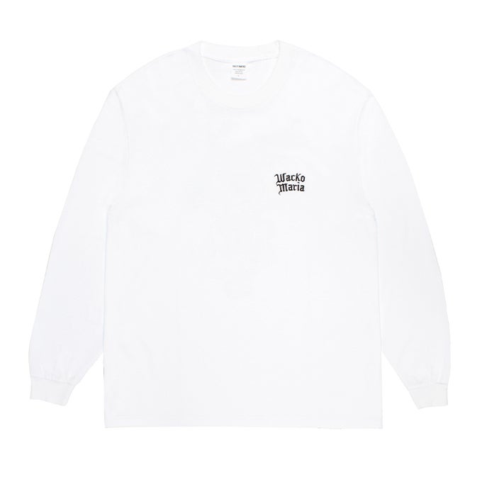 WACKO MARIA WASHED HEAVY WEIGHT CREW NECK LONG SLEEVE T-SHIRT