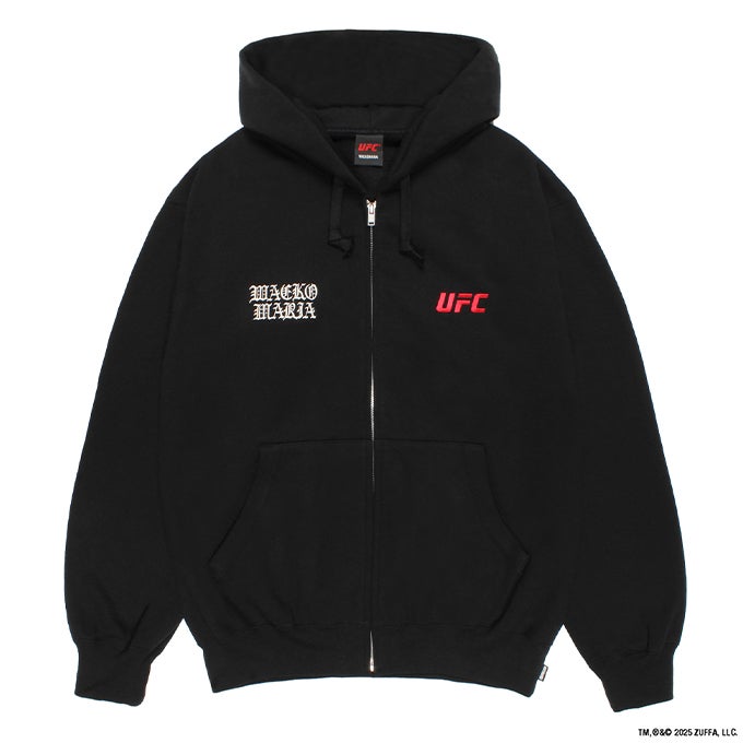 WACKO MARIA UFC / HEAVY WEIGHT FULL ZIP HOODED SWEAT SHIRT ( TYPE