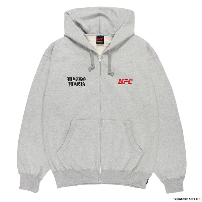 WACKO MARIA UFC / HEAVY WEIGHT FULL ZIP HOODED SWEAT SHIRT ( TYPE