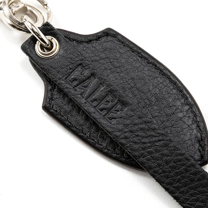 CALEE STUDS LEATHER LONG KEY RING | LOCKSTOCK/STLIKE