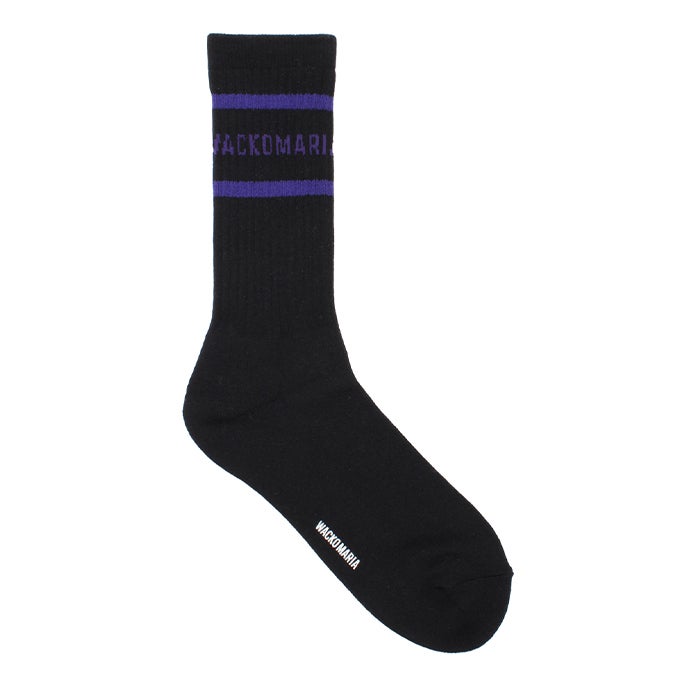WACKO MARIA LOGO JACQUARD SOCKS ( TYPE-2 ) | LOCKSTOCK/STLIKE