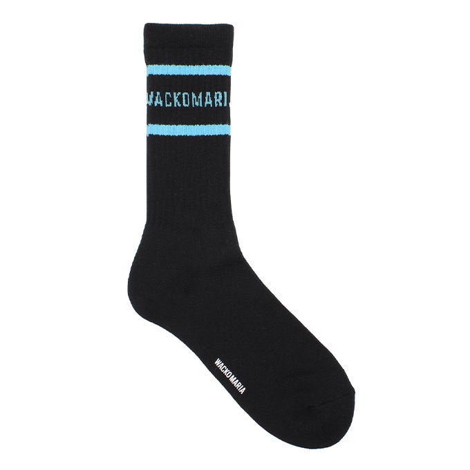 WACKO MARIA LOGO JACQUARD SOCKS ( TYPE-2 ) | LOCKSTOCK/STLIKE