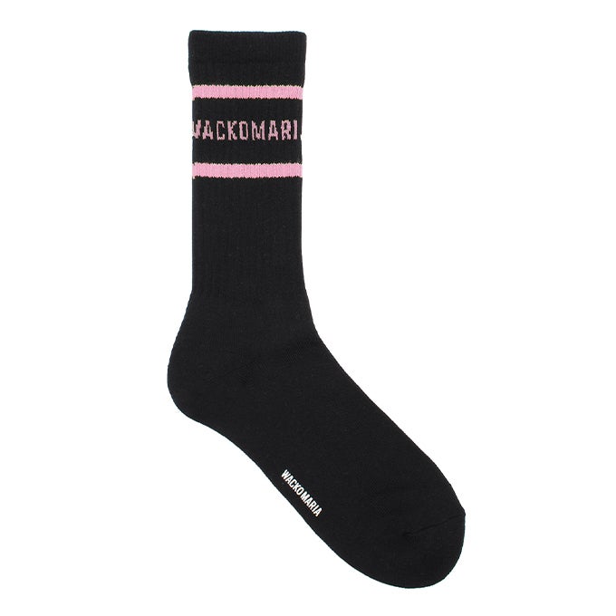 WACKO MARIA LOGO JACQUARD SOCKS ( TYPE-2 ) | LOCKSTOCK/STLIKE
