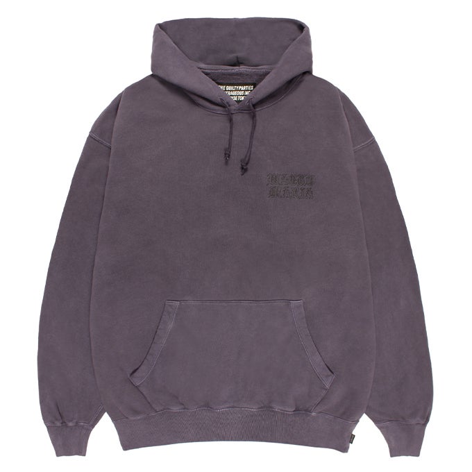 WACKO MARIA WASHED MIDDLE WEIGHT PULLOVER HOODED SWEAT SHIRT