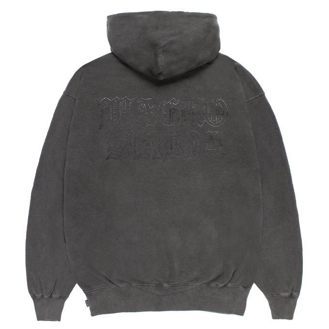WACKO MARIA WASHED MIDDLE WEIGHT PULLOVER HOODED SWEAT SHIRT