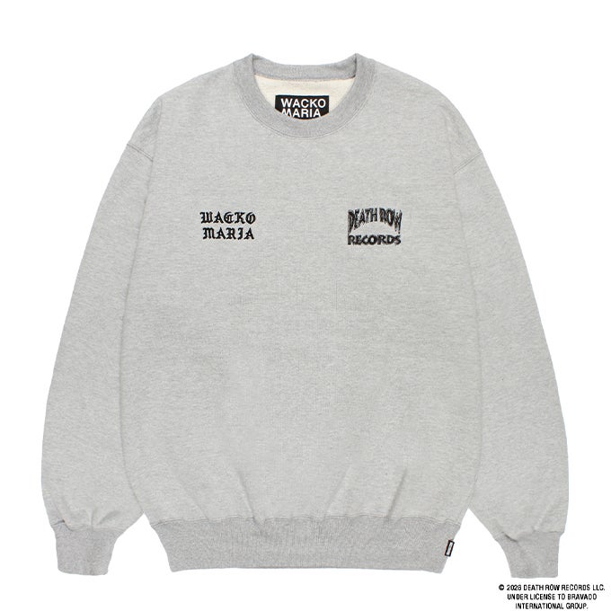 WACKO MARIA DEATH ROW RECORDS / HEAVY WEIGHT CREW NECK SWEAT SHIRT