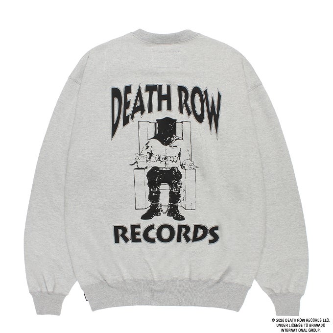 WACKO MARIA DEATH ROW RECORDS / HEAVY WEIGHT CREW NECK SWEAT SHIRT