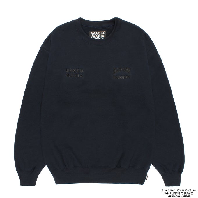 WACKO MARIA DEATH ROW RECORDS / HEAVY WEIGHT CREW NECK SWEAT SHIRT