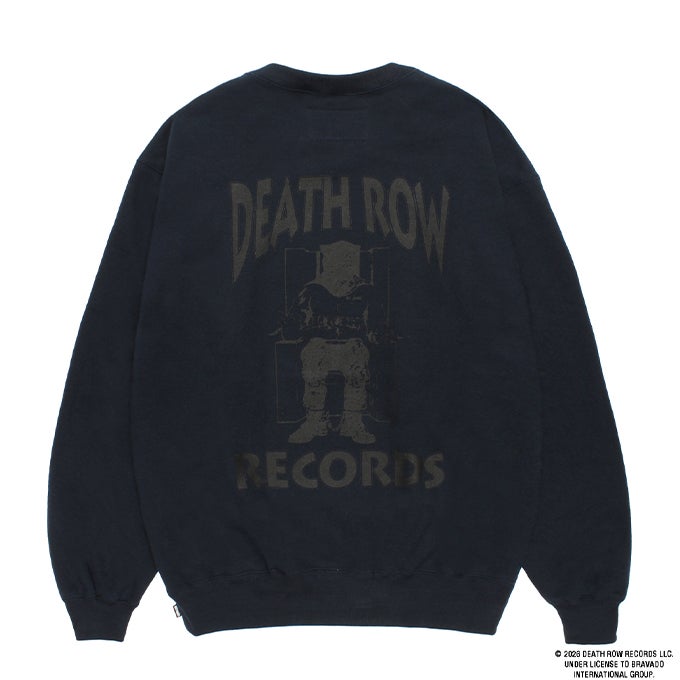 WACKO MARIA DEATH ROW RECORDS / HEAVY WEIGHT CREW NECK SWEAT SHIRT
