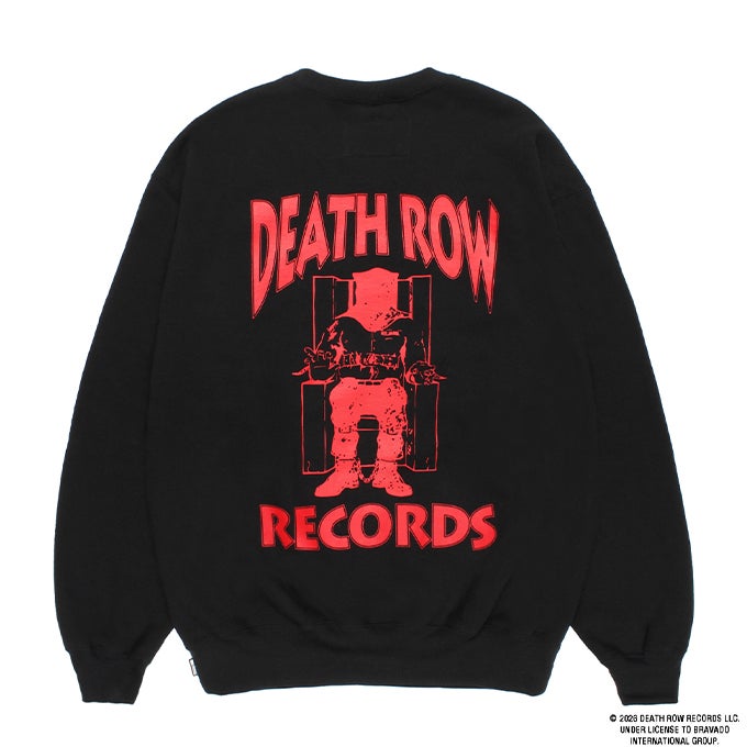 WACKO MARIA DEATH ROW RECORDS / HEAVY WEIGHT CREW NECK SWEAT SHIRT