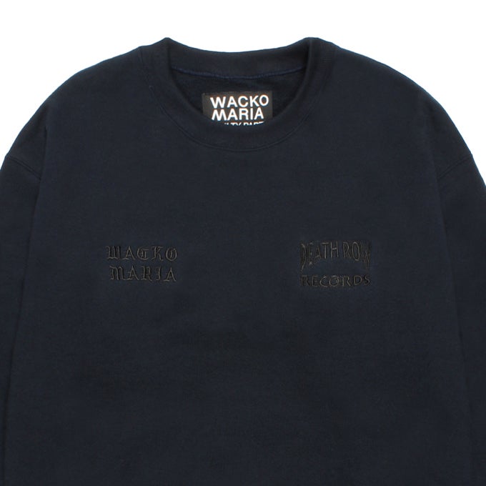 WACKO MARIA DEATH ROW RECORDS / HEAVY WEIGHT CREW NECK SWEAT SHIRT