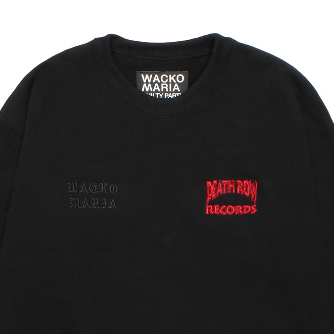 WACKO MARIA DEATH ROW RECORDS / HEAVY WEIGHT CREW NECK SWEAT SHIRT
