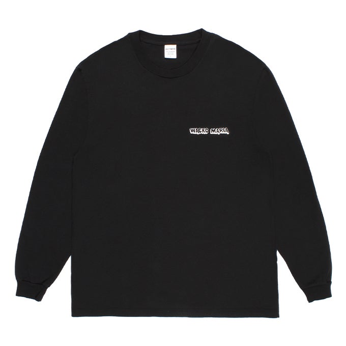WACKO MARIA WASHED HEAVY WEIGHT CREW NECK LONG SLEEVE T-SHIRT