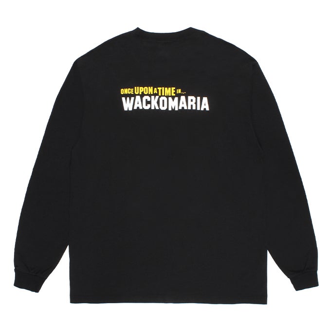 WACKO MARIA WASHED HEAVY WEIGHT CREW NECK LONG SLEEVE T-SHIRT
