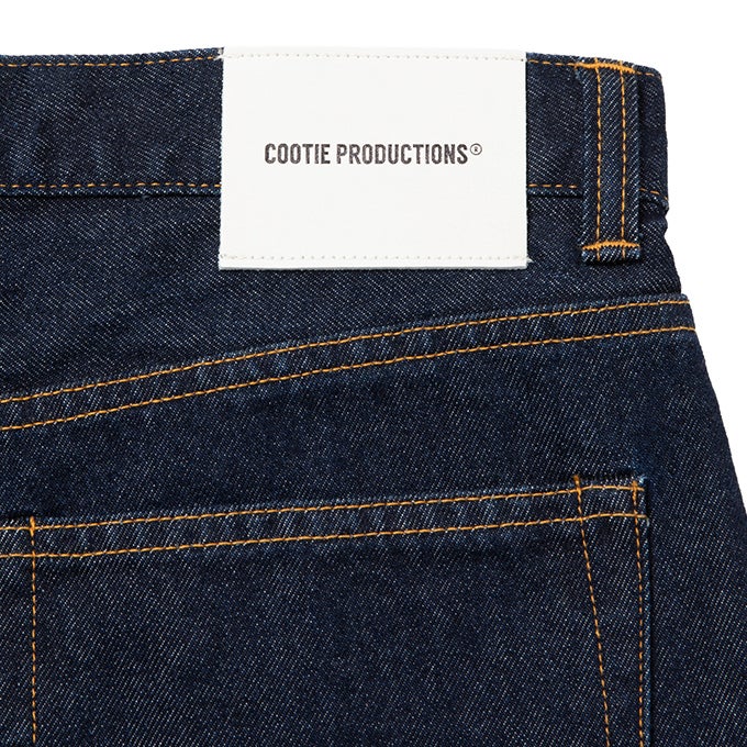 COOTIE PRODUCTIONS 12.5oz DENIM 5 POCKET SQUARE LEG PANTS
