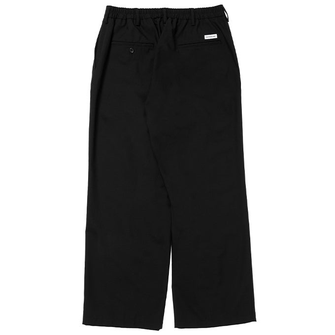 COOTIE PRODUCTIONS T/W TWILL PINTUCK SQUARE LEG EASY TROUSERS