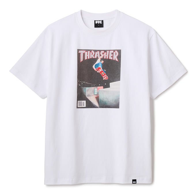 スケートボード FTC REVERSIBLE TEE WHITE FTC 