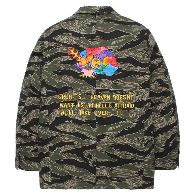 WACKO MARIA WOLF'S HEAD / TIGERCAMO UNCONSTRUCTED JACKET
