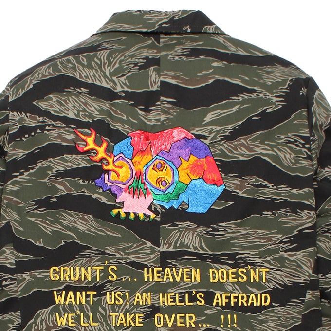 WACKO MARIA WOLF'S HEAD / TIGERCAMO UNCONSTRUCTED JACKET