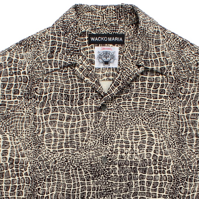 WACKO MARIA WOLF'S HEAD / CORDUROY 50'S OPEN COLLAR SHIRT L/S