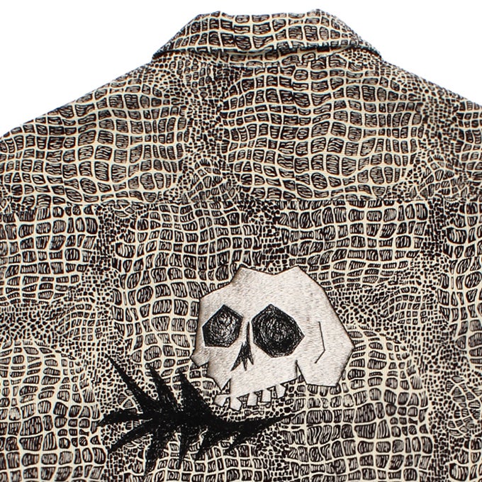 WACKO MARIA WOLF'S HEAD / CORDUROY 50'S OPEN COLLAR SHIRT L/S