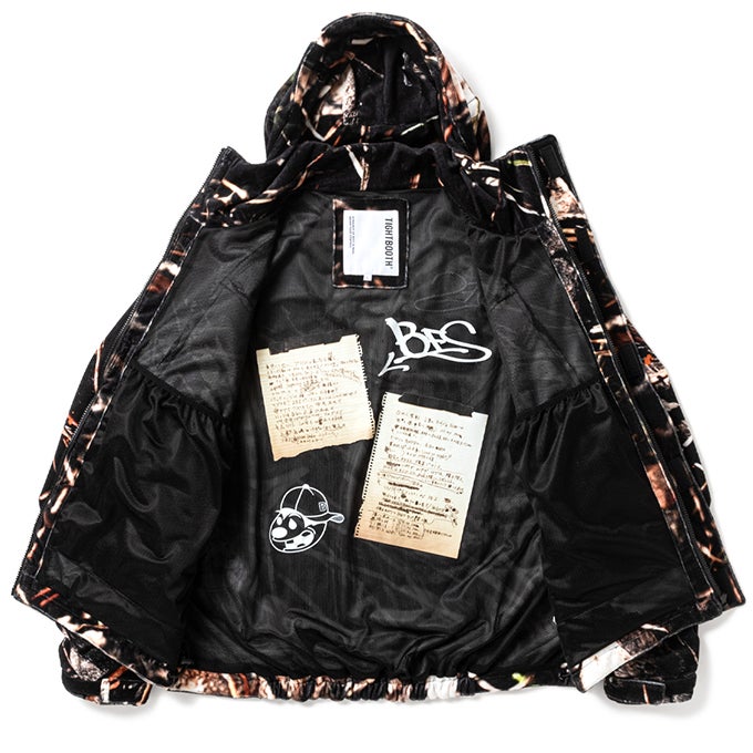 TIGHTBOOTH PRODUCTION TACTICAL VELOUR CAMO JKT （TIGHTBOOTH x BES