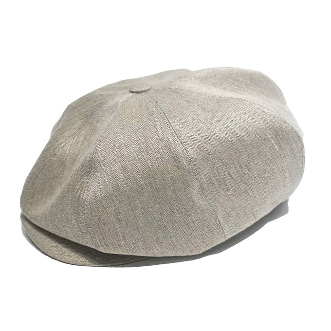 OLD JOE&CO LINEN HERRINGBONE PEAKED CAP | LOCKSTOCK/STLIKE