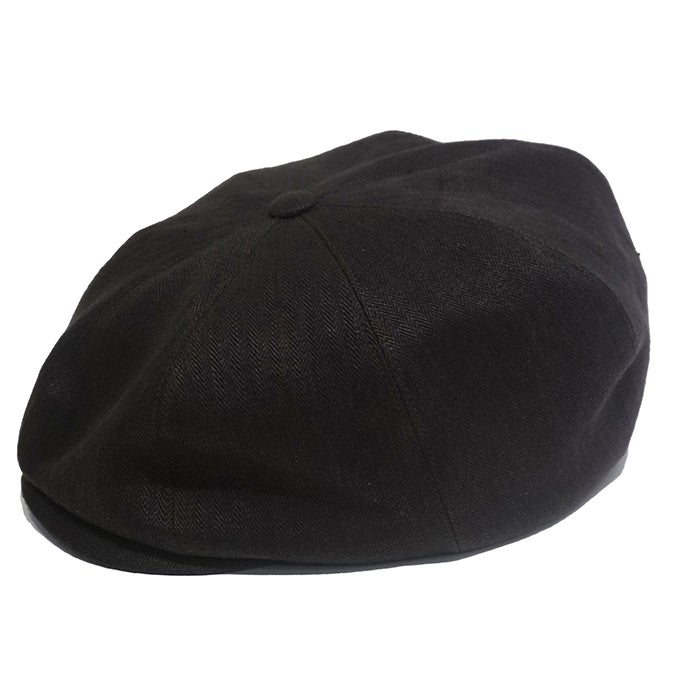 OLD JOE&CO LINEN HERRINGBONE PEAKED CAP | LOCKSTOCK/STLIKE