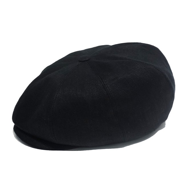 OLD JOE&CO LINEN HERRINGBONE PEAKED CAP | LOCKSTOCK/STLIKE