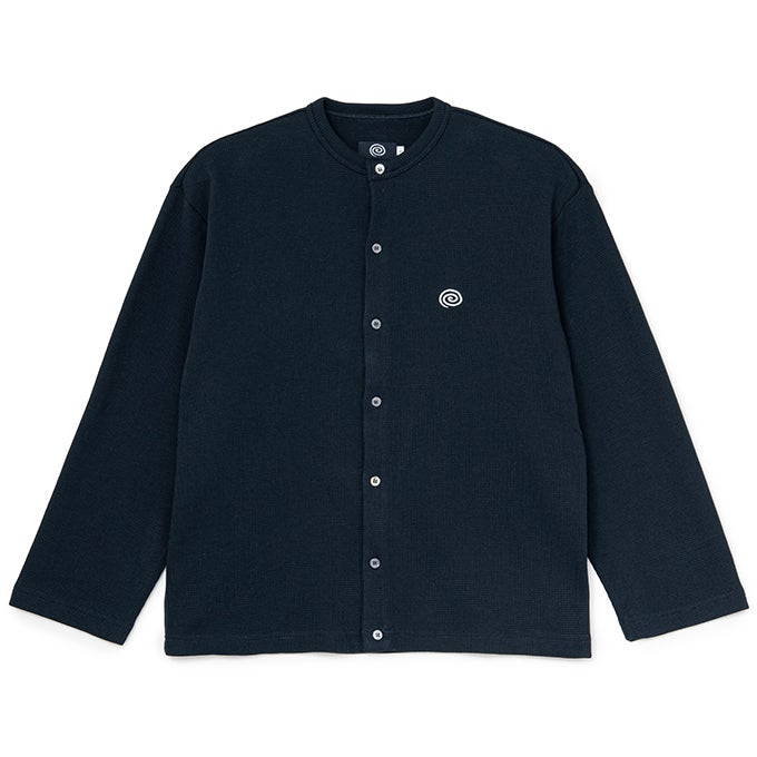 SOL/soonerorlater Waffle Crewneck Cardigan | LOCKSTOCK/STLIKE