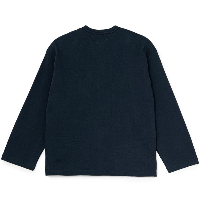 SOL/soonerorlater Waffle Crewneck Cardigan | LOCKSTOCK/STLIKE