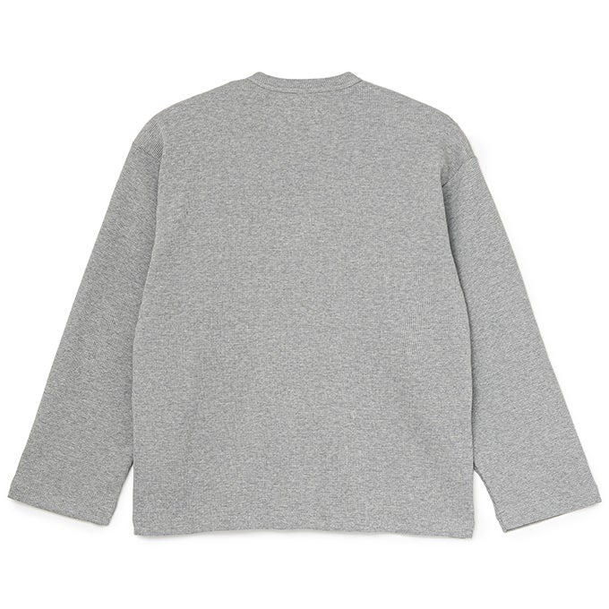 SOL/soonerorlater Waffle Crewneck Cardigan | LOCKSTOCK/STLIKE