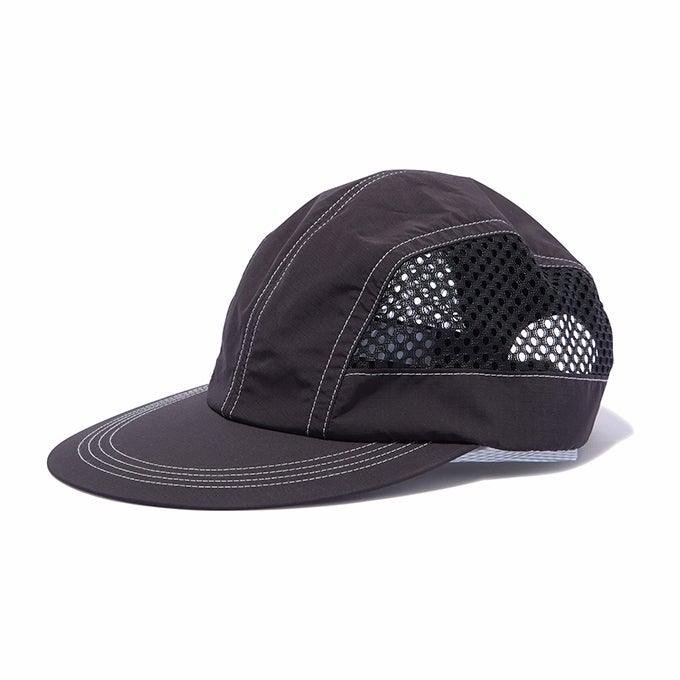 Diaspora ロングビル キャップ Side Mesh Long Bill Cap (Wine) | PURRBS Online