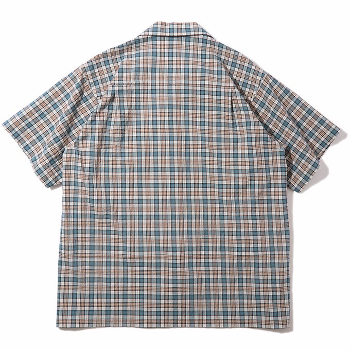 DIASPORA SKATEBOARDS Seersucker Montara Shirt | LOCKSTOCK/STLIKE