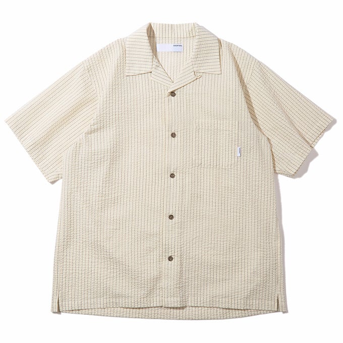 DIASPORA SKATEBOARDS Seersucker Montara Shirt | LOCKSTOCK/STLIKE