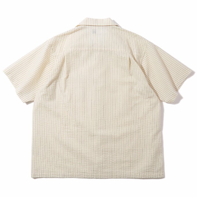 DIASPORA SKATEBOARDS Seersucker Montara Shirt | LOCKSTOCK/STLIKE