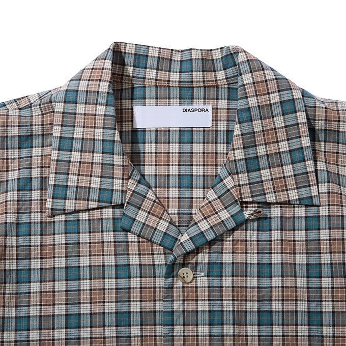 DIASPORA SKATEBOARDS Seersucker Montara Shirt | LOCKSTOCK/STLIKE
